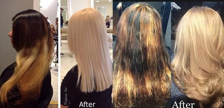 Осветление волос фото до и после Save Your Hair With Olaplex Olaplex hair treatment, Burnt hair, Damp hair styles