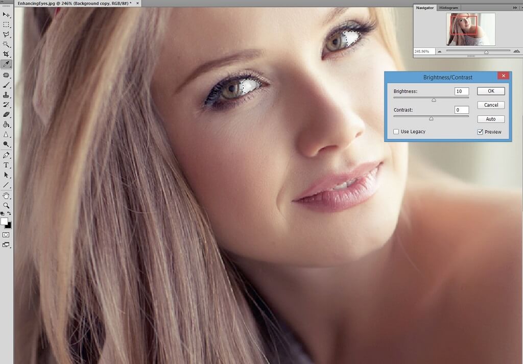 Осветлить фото онлайн в хорошем качестве How to Brighten Eyes in Photoshop - Pretty Presets for Lightroom