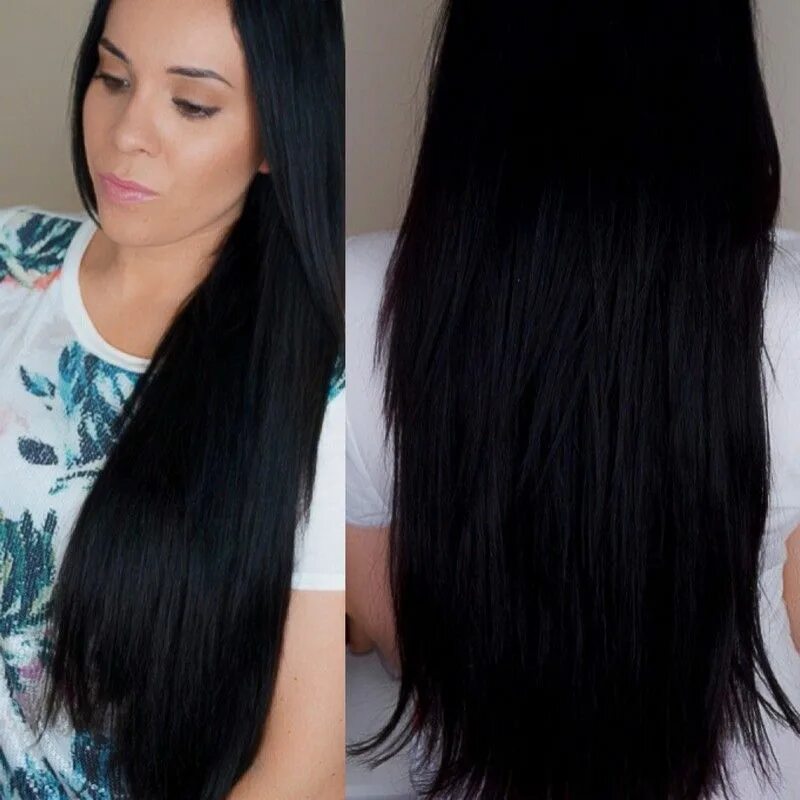 Осветлить темное фото онлайн Pin on JET BLACK HAIR Black hair extensions, Hair extensions for short hair, Sew