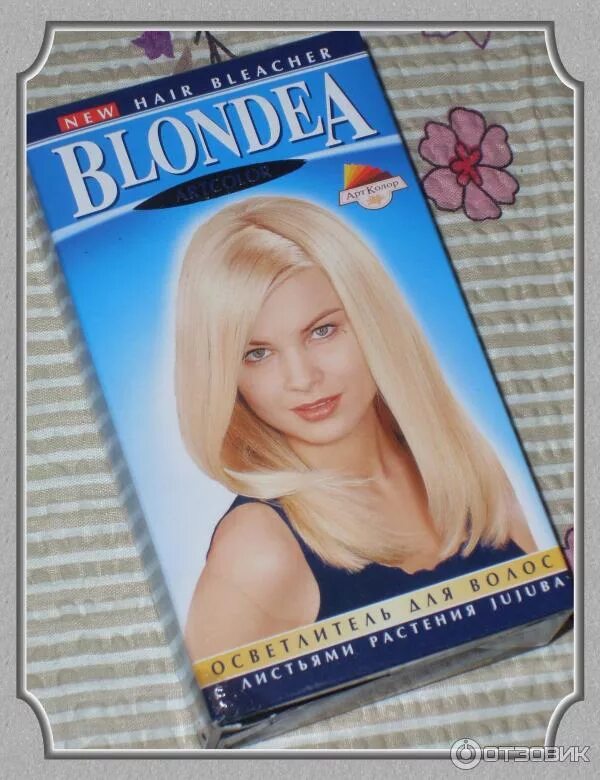 Осветляющая краска фото Отзыв о Осветлитель для волос Blondea Нестабильный результат