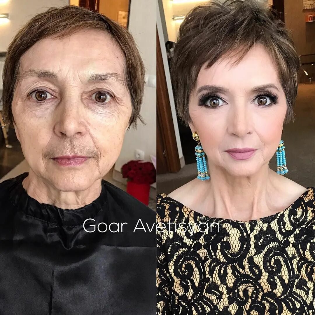 Освежающий макияж после 40 лет Women Show How Makeup Transforms Their Faces, and the Changes Are Impressive Mak