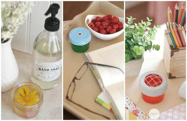 Освежитель своими руками в домашних условиях How To Make Your Own Gel Air Fresheners (One Good Thing By Jillee)