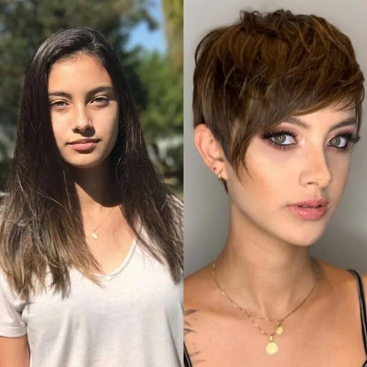 От длинных волос к короткой стрижке рассказы 110 Before / After Short Hair Photos - Long to Short Hair Transformations Long h