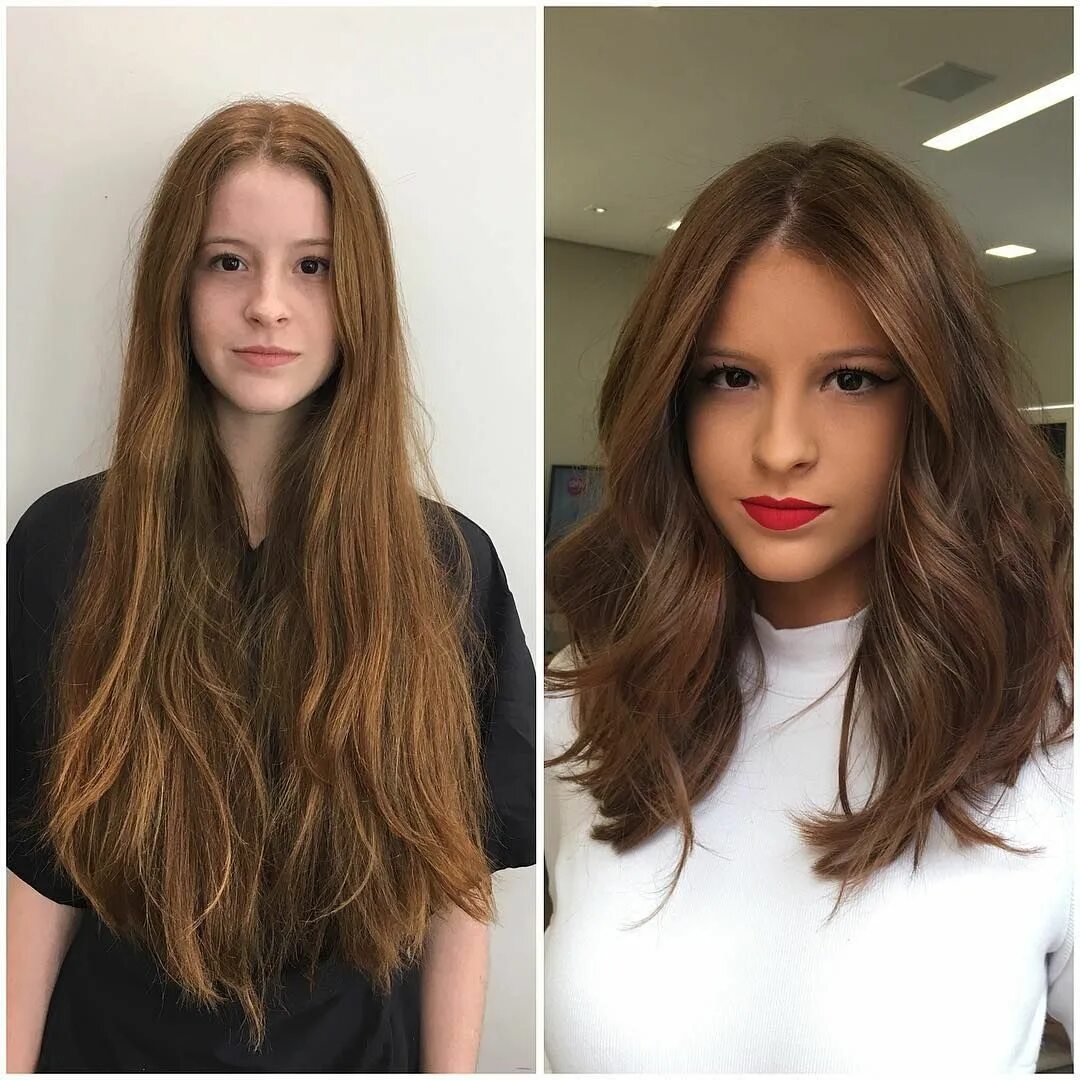 От длинных волос к короткой стрижке рассказы A imagem pode conter: 2 pessoas Long hair styles, Punk hair, Long to short hair