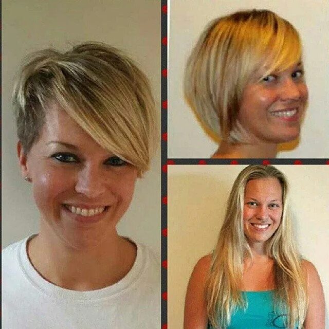 От длинных волос к короткой стрижке рассказы asymmetric transformation Long to Bob to Pixie Short sassy hair, Sassy hair, Lon