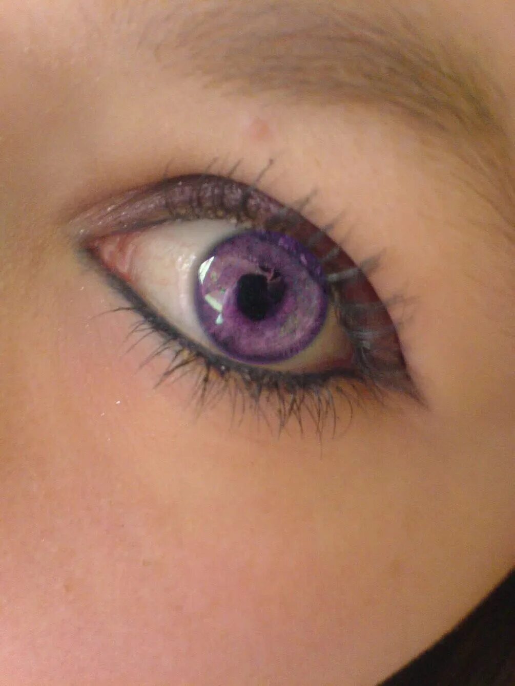 От природы фиолетовые глаза фото Dark Purple Eyes Powerful Plus+11x(Extra Strong)