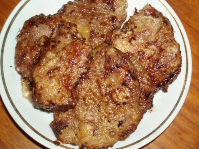 Отбивная печень рецепт с фото Фотография Food, Meat, Pork