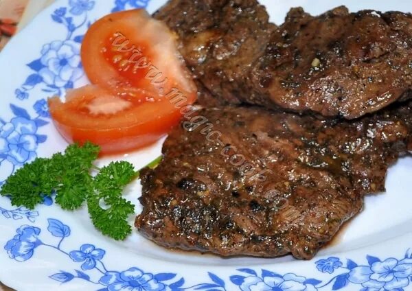 Отбивные из говядины с фото пошагово Основные блюда - Блюда из мяса - Волшебная кухня
