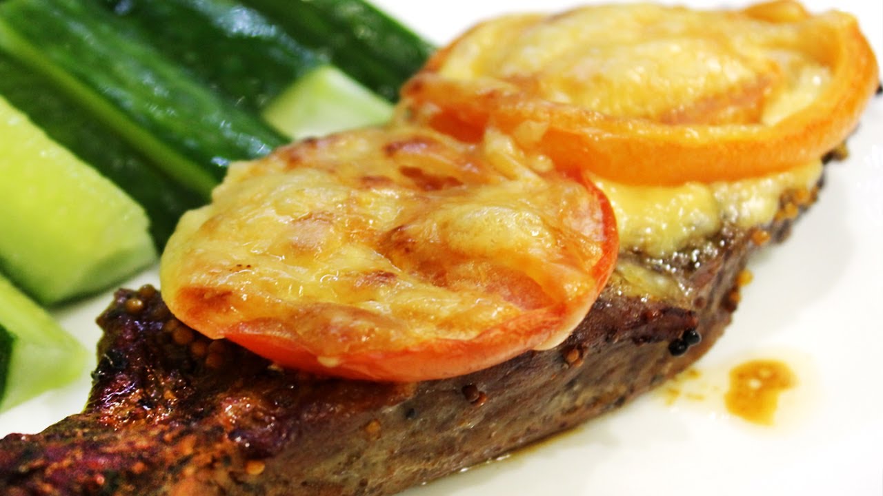 Отбивные из говядины в духовке фото Вкусный ужин в духовке, говяжьи отбивные! - YouTube