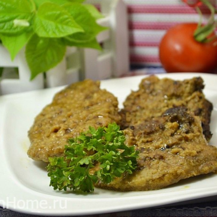 Отбивные из печени фото Отбивные из свиной печени eCookie.ru