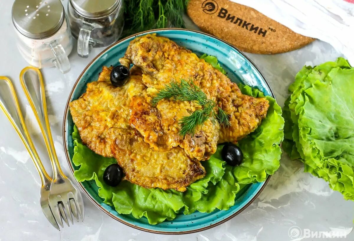 Отбивные из печени говяжьей фото Отбивные из говяжьей печени - рецепт с фото пошагово