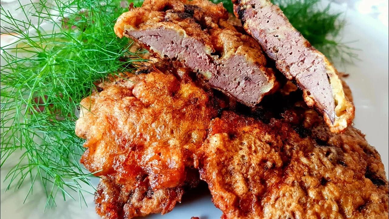 Отбивные из печени говяжьей фото печеночные отбивные в кляре. Очень вкусно - YouTube