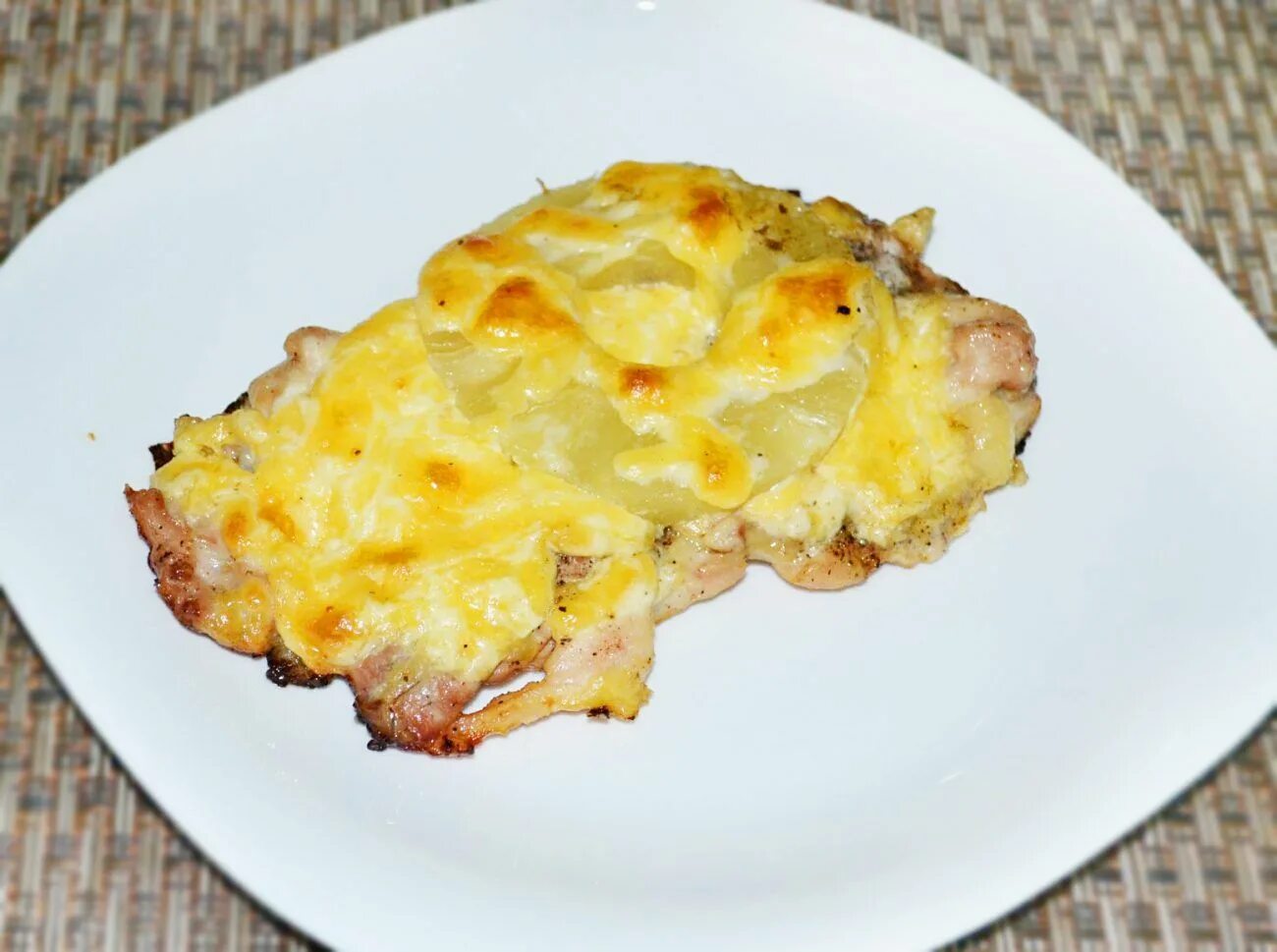 Отбивные с ананасами и сыром фото Запеченное куриное мясо с ананасами и сыром рецепт с фото пошагово Recipe Ethnic