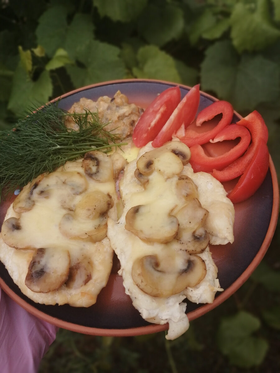 Отбивные с грибами фото и рецепты Куриные отбивные с грибами в сливочно-грибном соусе Хлеб-всему голова! Дзен