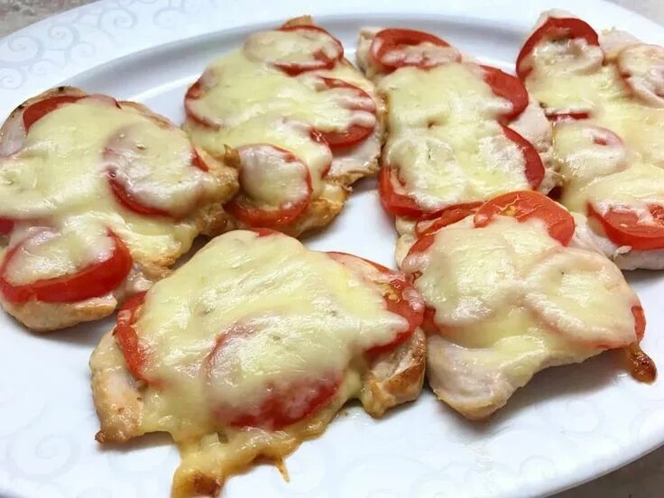 Отбивные с помидорами и сыром фото Pin auf кето рецепты