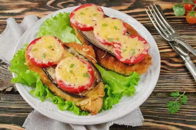 Отбивные с помидорами и сыром фото Куриные отбивные в духовке