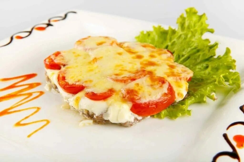 Отбивные с помидорами и сыром фото Свинина по французски с помидорами и сыром