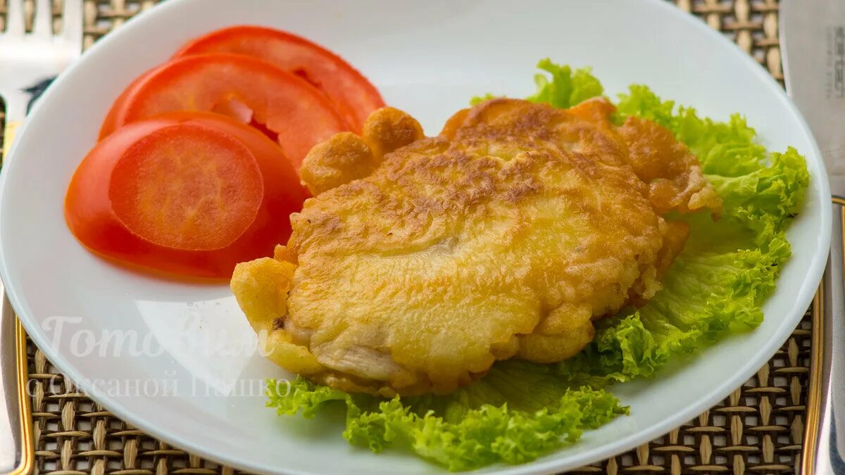 Отбивные в кляре с сыром фото Попробуйте, и будете готовить их всегда! КУРИНЫЕ ОТБИВНЫЕ с Сыром Готовим с Окса