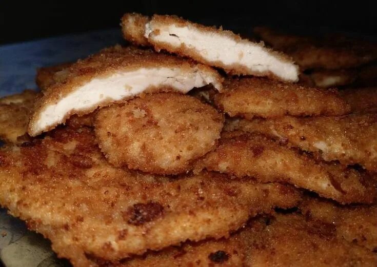 Отбивные в кляре с сыром фото Куриные отбивные в кляре Рецепт Рецепты и Панировочные сухари