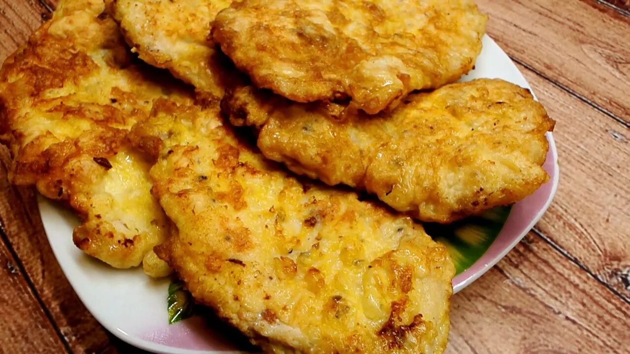 Отбивные в кляре с сыром фото Сочные куриные отбивные, простой рецепт!Куриные отбивные в кляре. - YouTube