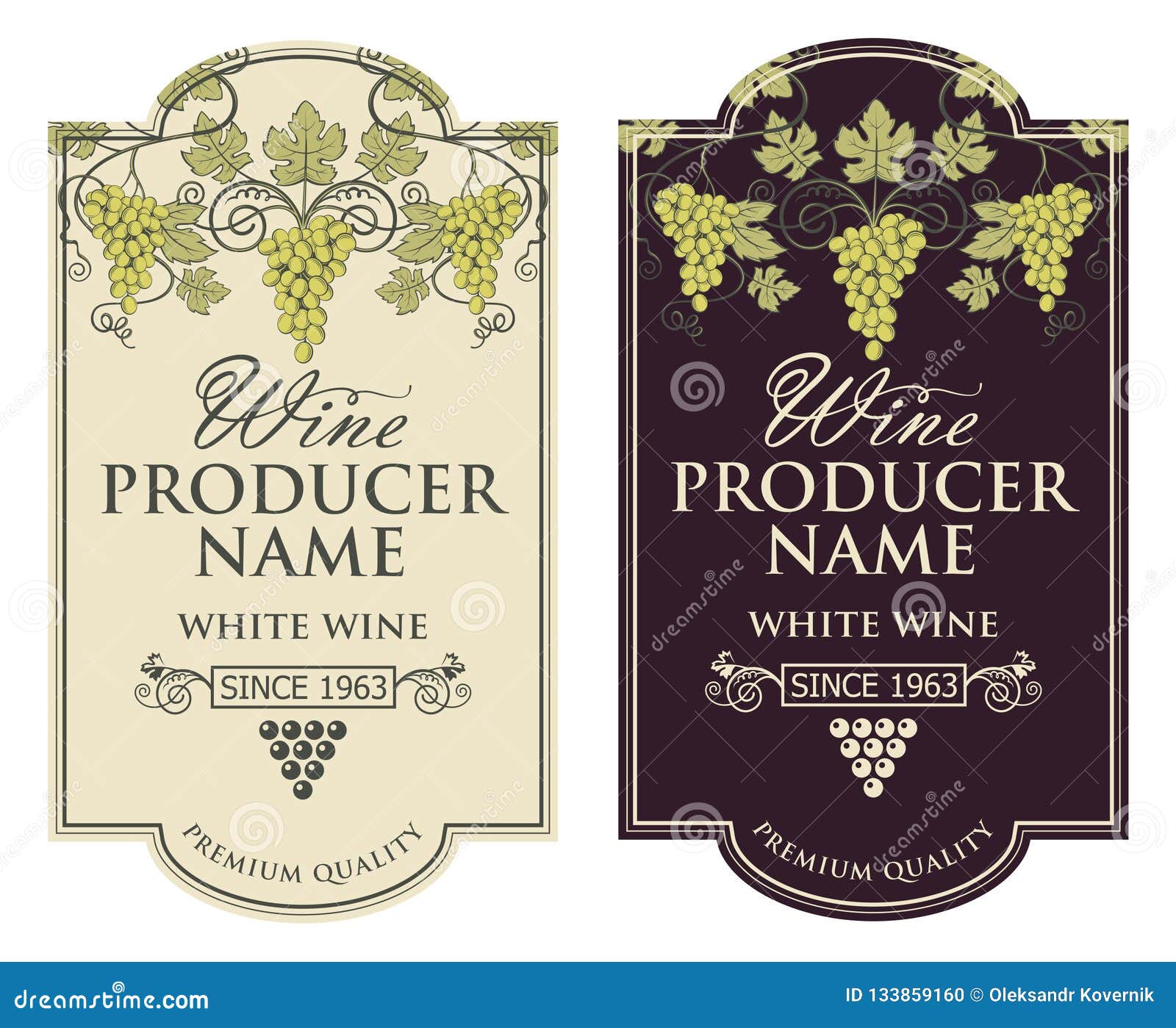 Оценка вина по фото этикетки онлайн Wine labels set stock vector. Illustration of alcohol - 133859160