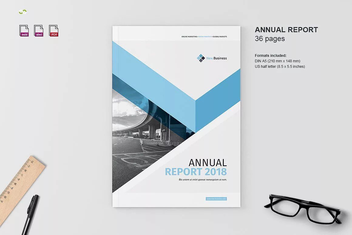 Отчет по дизайн проекту Annual Report 2018 Report design template, Brochure template, Brochure design te