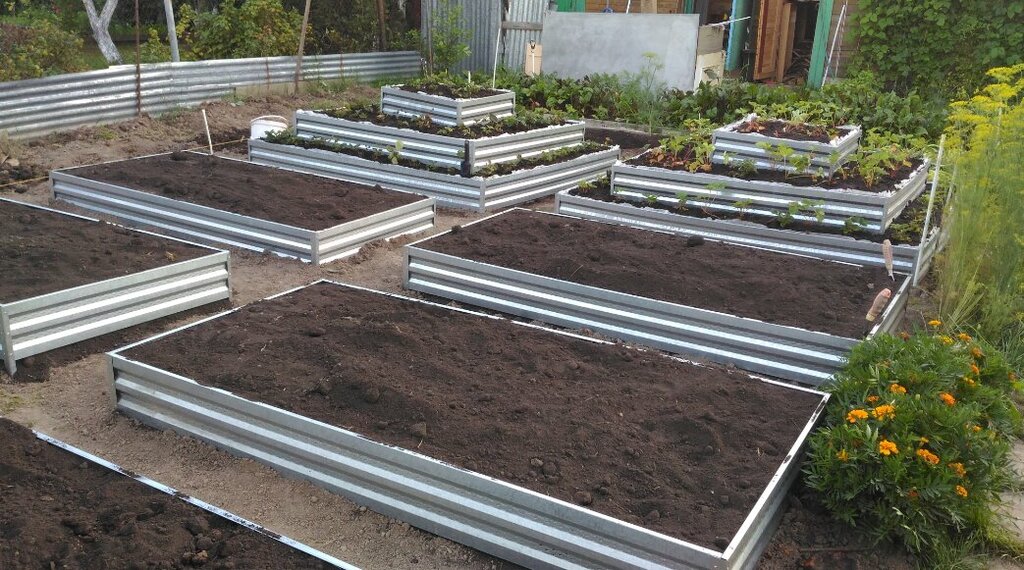Оцинкованные грядки фото на участке Dachnik, greenhouse equipment, selo Maslovo, 84Б - Yandex Maps