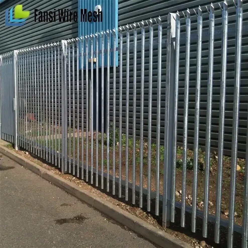 Оцинкованный забор фото Lightweight Non Conductive Fibreglass Grp Palisade Fencing Panels - Buy Lightwei