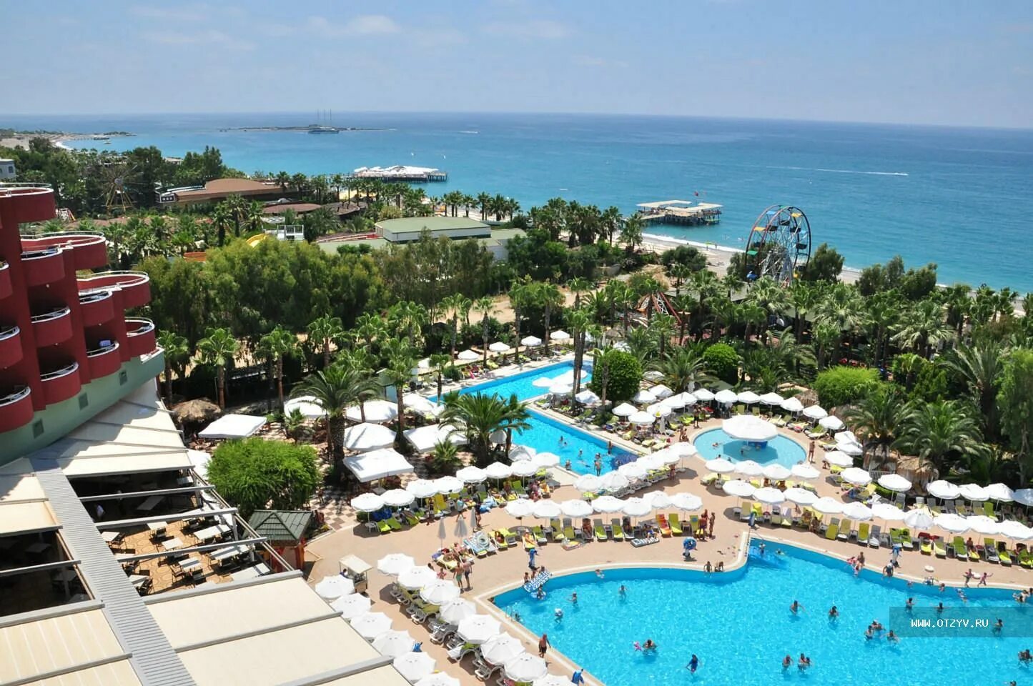 Отель дельфин алания фото Бассейны, горки, пляж / Delphin Deluxe Resort, Турция, Аланья / Delphin Deluxe R