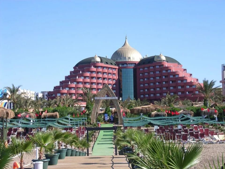 Отель дельфин турция анталия фото "Blick auf das Hotel vom M..." Hotel Delphin Palace (Lara) * HolidayCheck (Türki