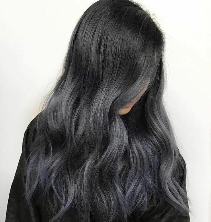 Оттенки темно пепельного фото #WedgeHairstylesWavy #blackombrehair in 2019 Hair, Hair color, Hair styles