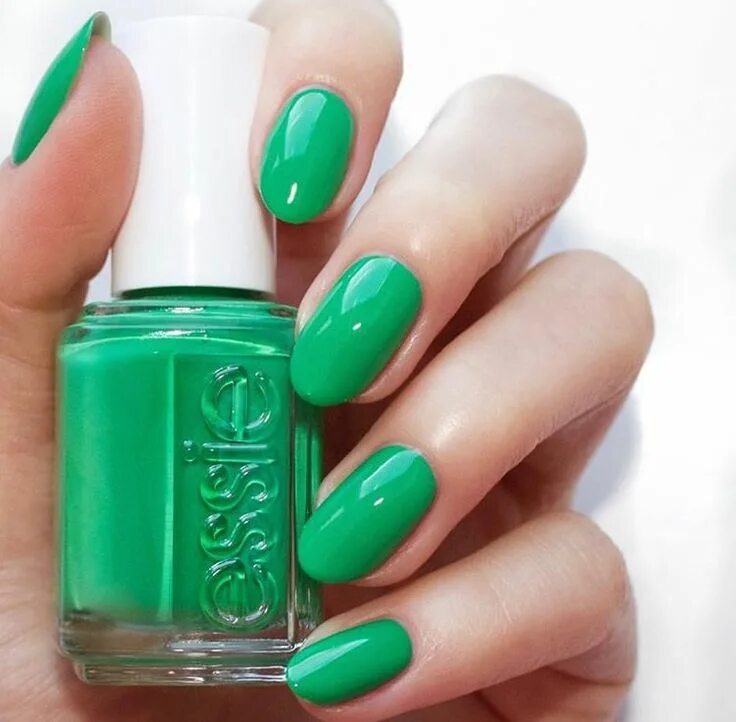 Оттенки зеленого цвета маникюра Pin en Hot Nails! Esmalte de uñas verde, Manicura de uñas, Uñas verdes