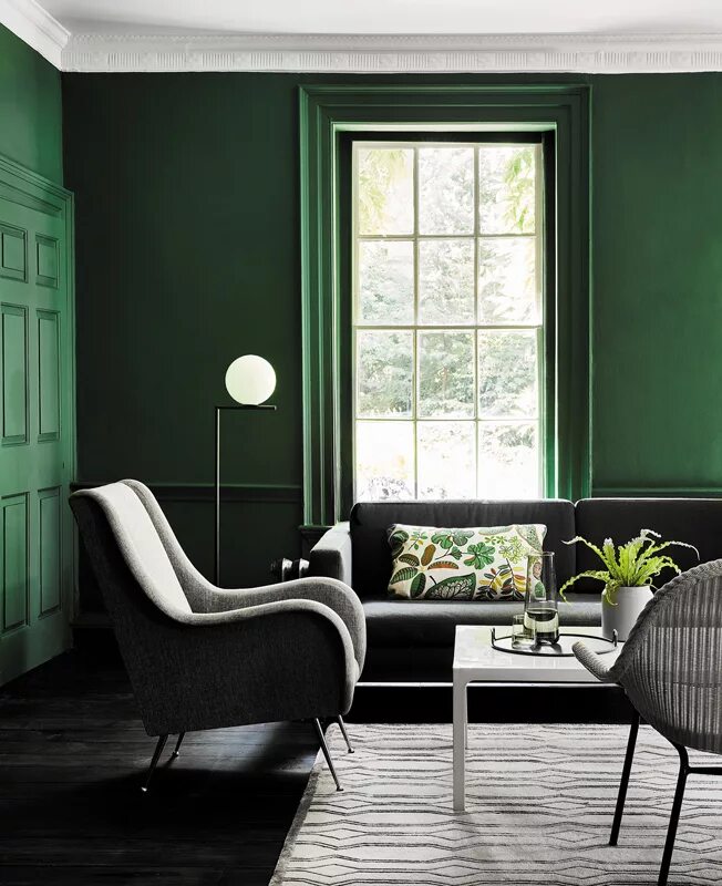 Оттенки зеленого цвета в интерьере Green - новая коллекция цветов Little Greene