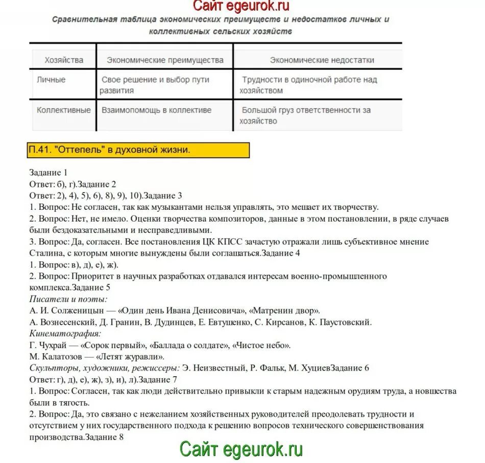 Ответы на вопросы по истории по фото Решебник и ГДЗ по истории 9 класс Данилов, Косулина: рабочая тетрадь часть 2 - п