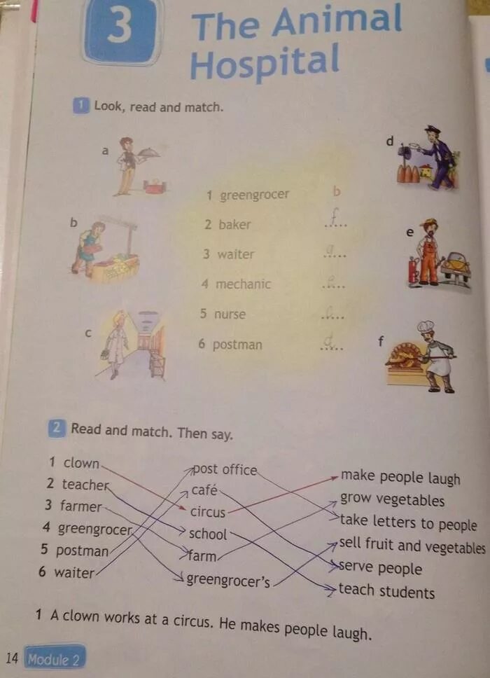 Ответы по фото английский 4 класс Рабочая тетрадь по английскому стр 4