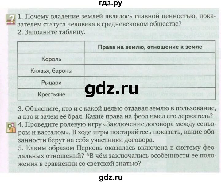 Ответы по фото история 6 класс Гдз по истории 6 класс учебник бойцов фото Shkola-2.ru