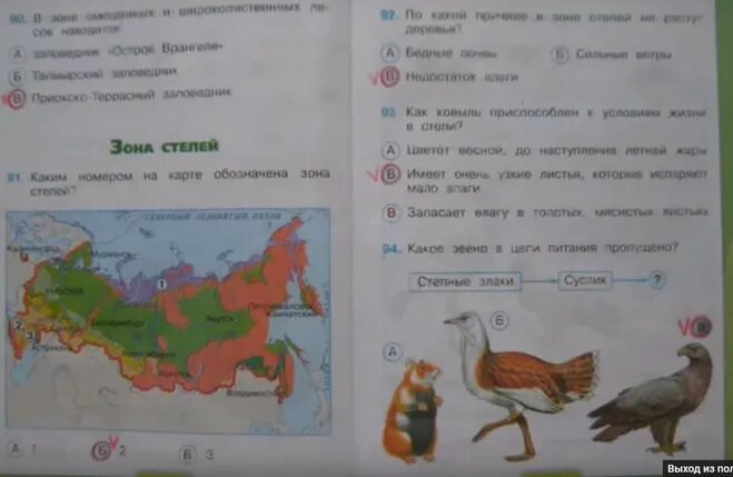 Ответы по фото окружающий мир 3 класс Тесты/ответы по окружающему миру за 4 кл.,стр.19-40, где смотреть, скачать?