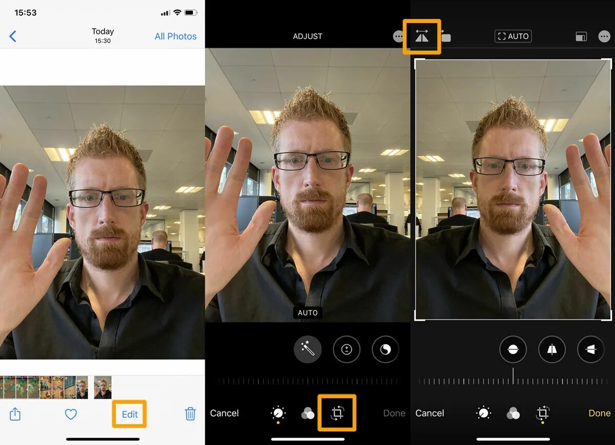 Отзеркаливание фото айфон How To Flip An iPhone Photo: Get A Mirror Selfie Macworld