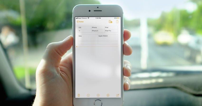 Отзеркаливание фото айфон How to Use Tables in Notes App like a Pro in iOS 11 on iPhone/iPad Full Guide
