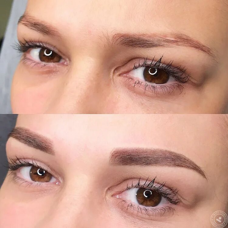 Отзыв на перманентный макияж бровей примеры Beauty One Studio Москва Reserva online