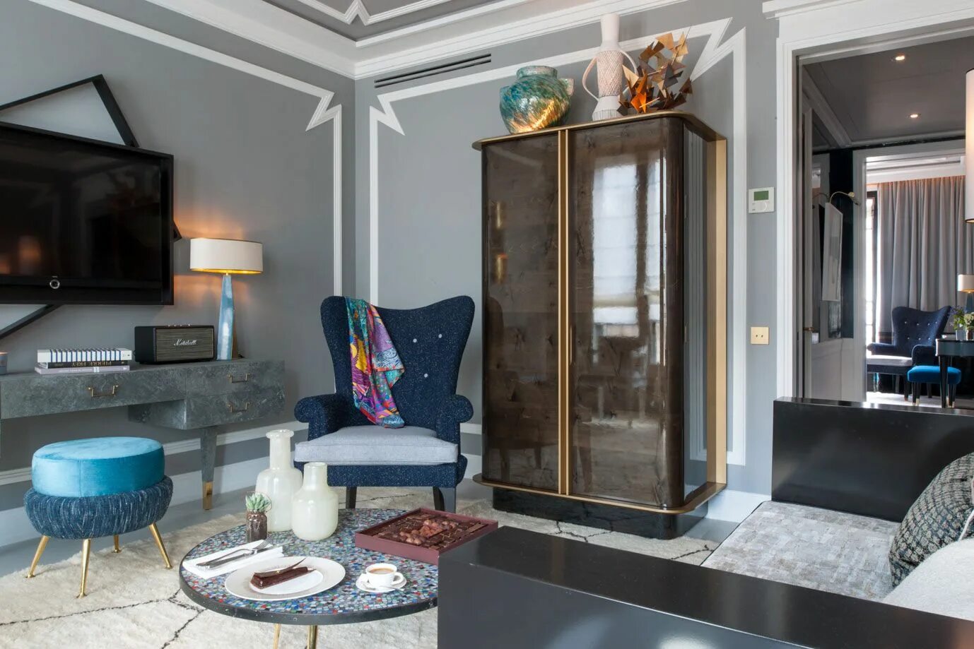 Отзыв про дизайн интерьера Nolinski Hotel Paris Intérieurs d'hôtel, Architecte interieur, Hôtel design