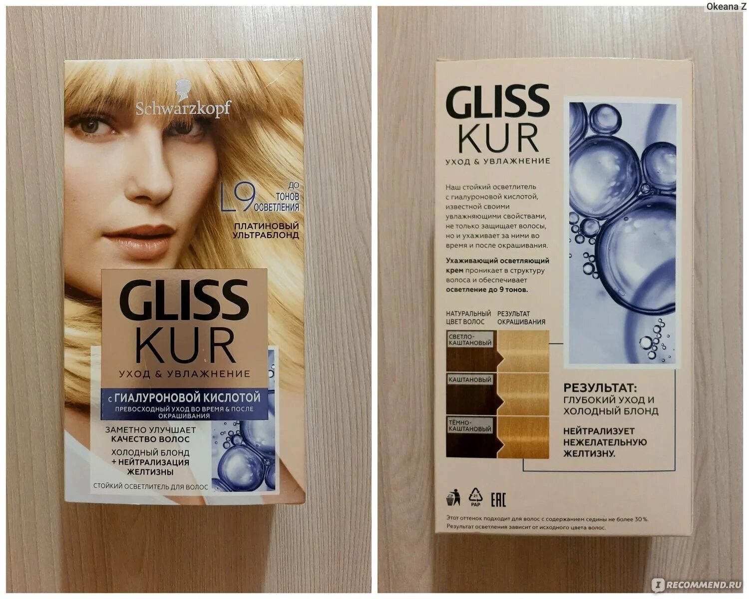 Отзывы с фото краски глис кур Стойкая краска для волос Schwarzkopf Gliss Kur Уход & Увлажнение - "Где-то я это