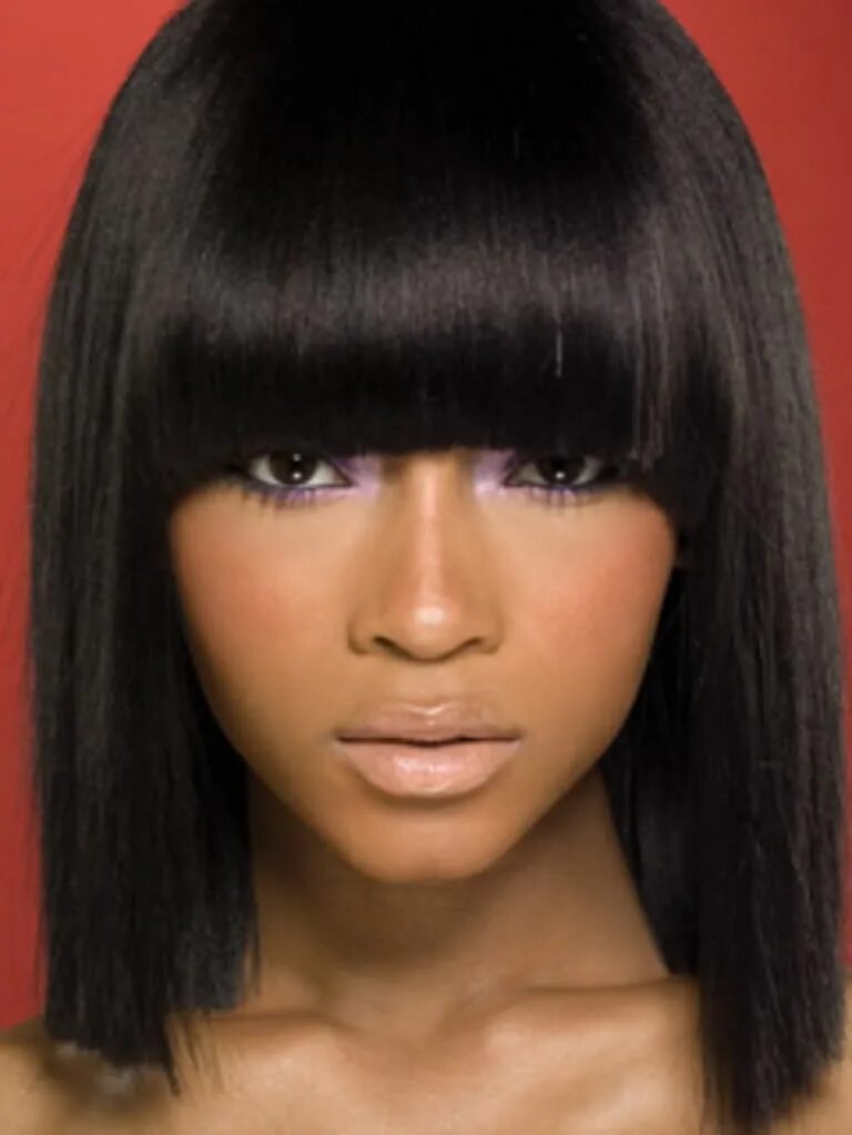 Овальная челка фото с удлиненными боковыми 1 picture by pearlofafrika - Photobucket Long hair styles, Human hair wigs, Wome
