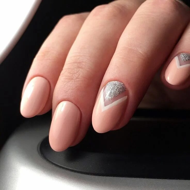 Овальная форма ногтей на короткие ногти фото Pin on Маникюр Manicure, Gel nails, Nails