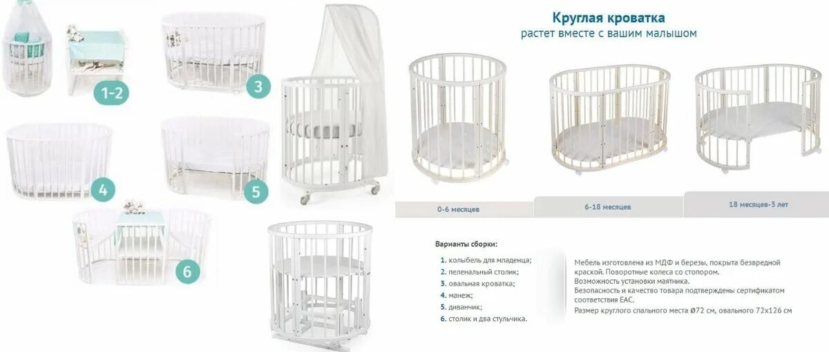 Овальная кровать детская инструкция по сборке ОБЗОР КРОВАТКИ-ТРАНСФОРМЕР 6 В 1. Мама Яна Дзен
