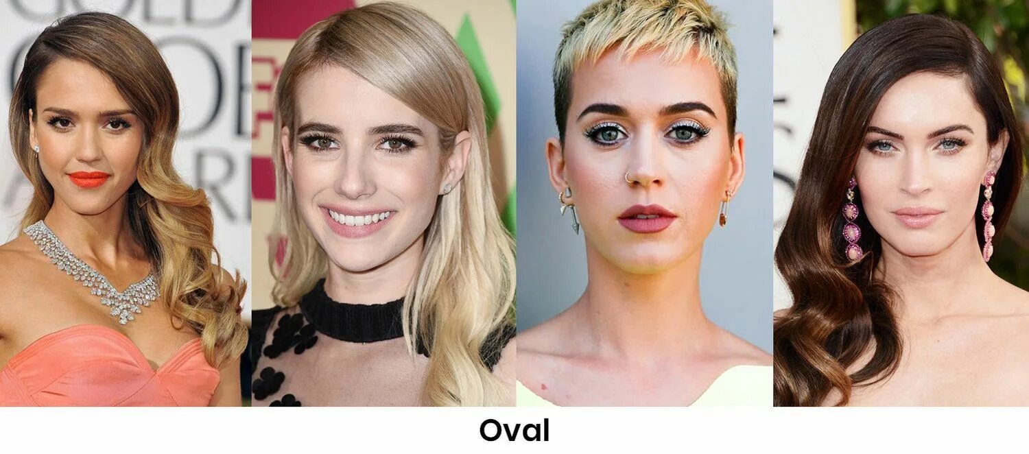 Овальная прическа Oval face shape HOWTOWEAR Fashion Oval face shapes, Square face hairstyles, Hair