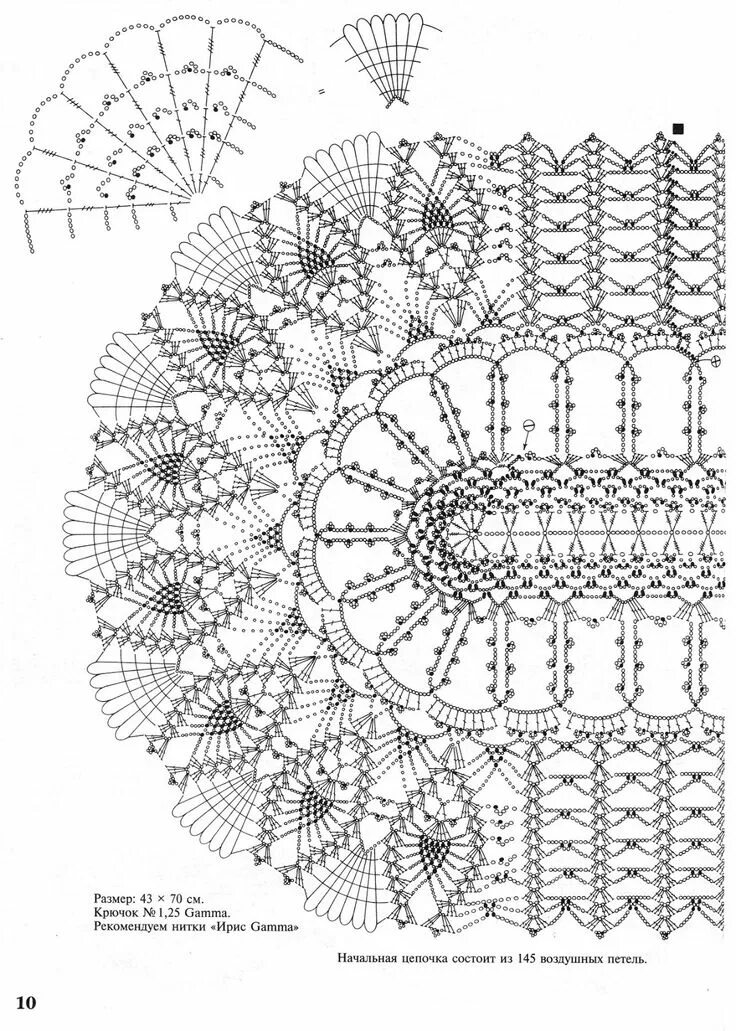 Овальная салфетка крючком схема Crochet thread patterns, Doily patterns, Crochet diagram
