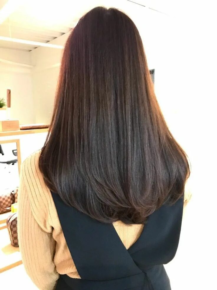 Овальная стрижка на длинные волосы Pin on Straight hairstyles
