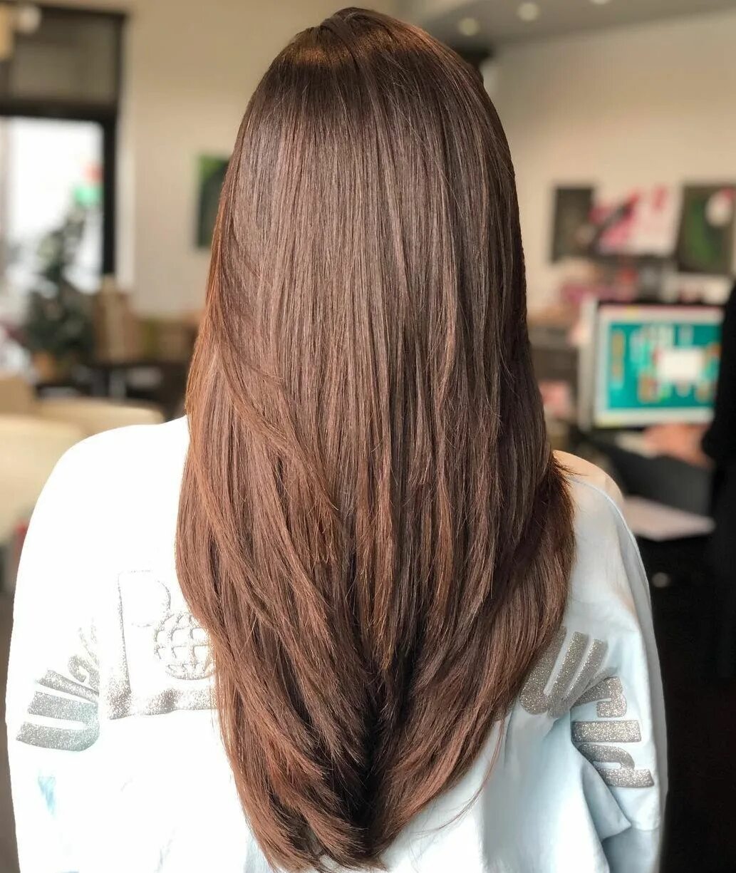 Овальная стрижка на длинные волосы Stunning Long Haircuts for Women to Try in 2020 Estilos de corte de pelo largo, 