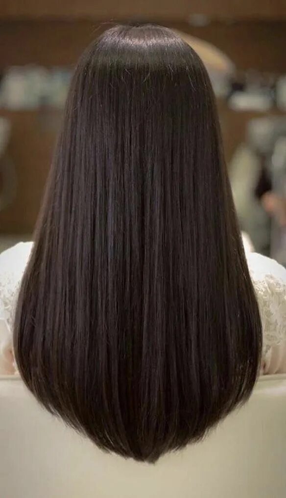 Овальная стрижка на средние волосы сзади Pin by Zeineb Abdelli on coupe cheveux in 2023 Straight hair cuts, Haircuts stra